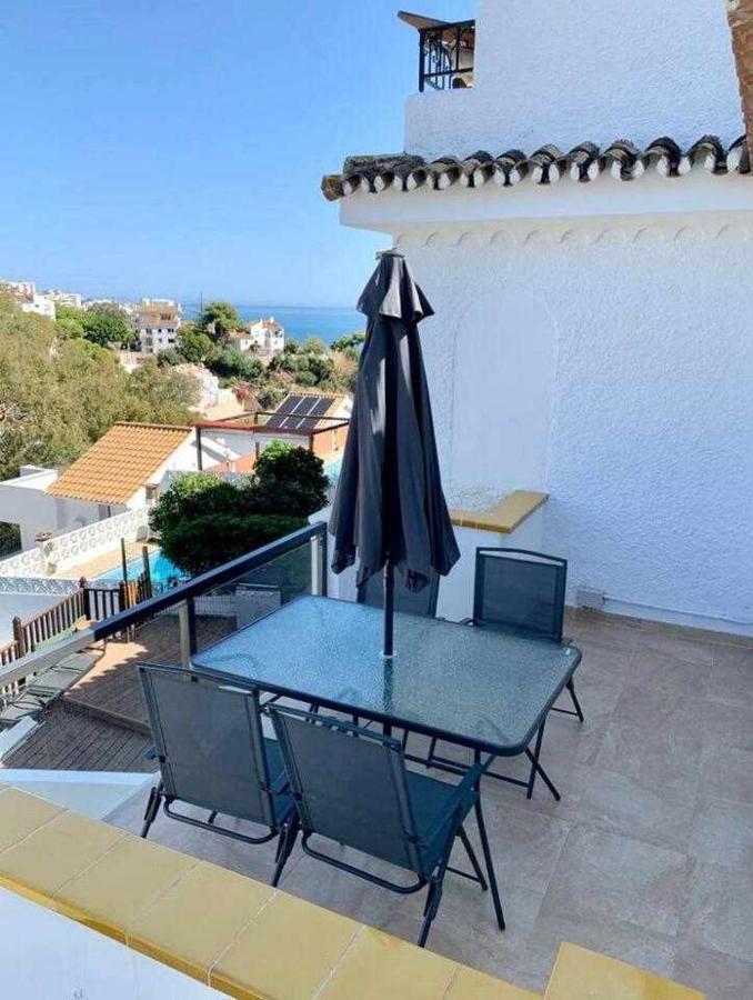 Apartamento 2 En Chalet Con Vista Abierta Al Mar Málaga Exterior foto