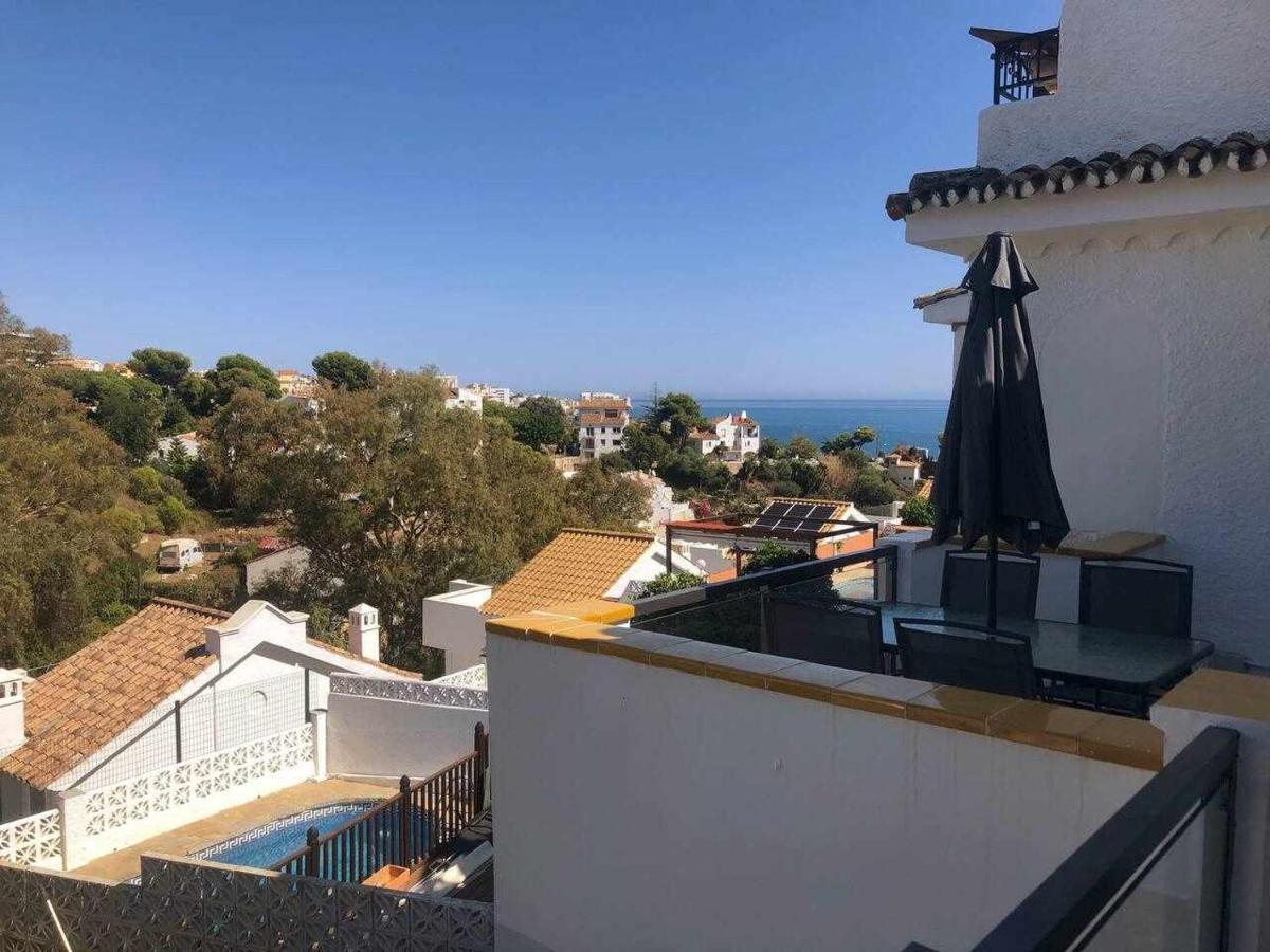 Apartamento 2 En Chalet Con Vista Abierta Al Mar Málaga Exterior foto