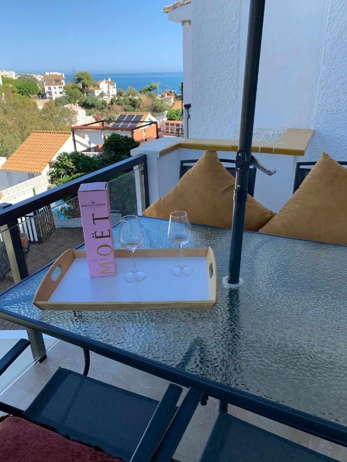 Apartamento 2 En Chalet Con Vista Abierta Al Mar Málaga Exterior foto